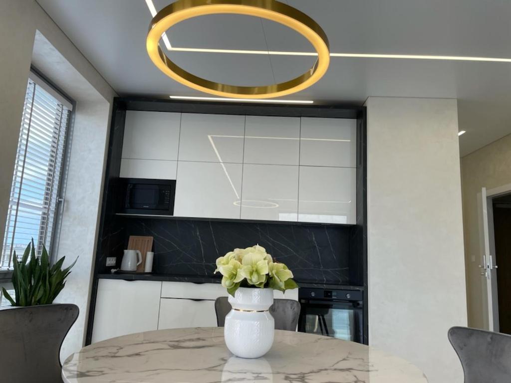 Apartament Faltom 26 Yacht Park Z Tarasem 그디니아 외부 사진