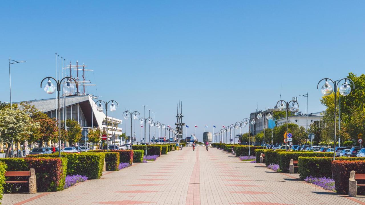 Apartament Faltom 26 Yacht Park Z Tarasem 그디니아 외부 사진